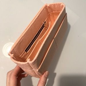 Plume II mini 21 Bag Organizer / Tote felt Insert / Handbag Storage Insert Pink